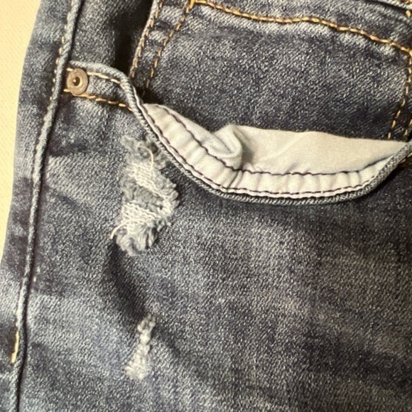 Levi Signature Womens Jeans Size 18 Mid Rise Slim Cuffed Denim 34x26 🔥 (Q) - Picture 6 of 11